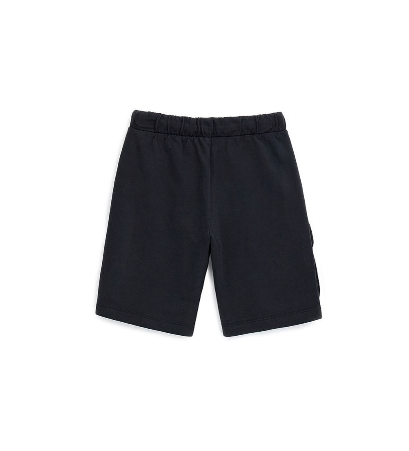 Boy - Cotton fleece Bermuda shorts