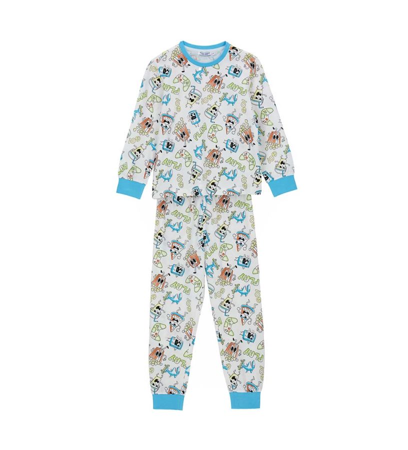 Bambino - Pigiama lungo con stampa