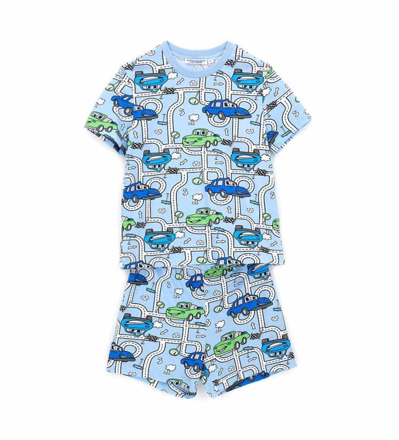 Boy - Short pajamas with print