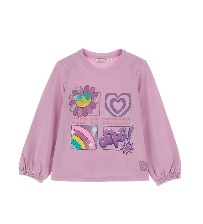 Girl - T-shirt with sequins