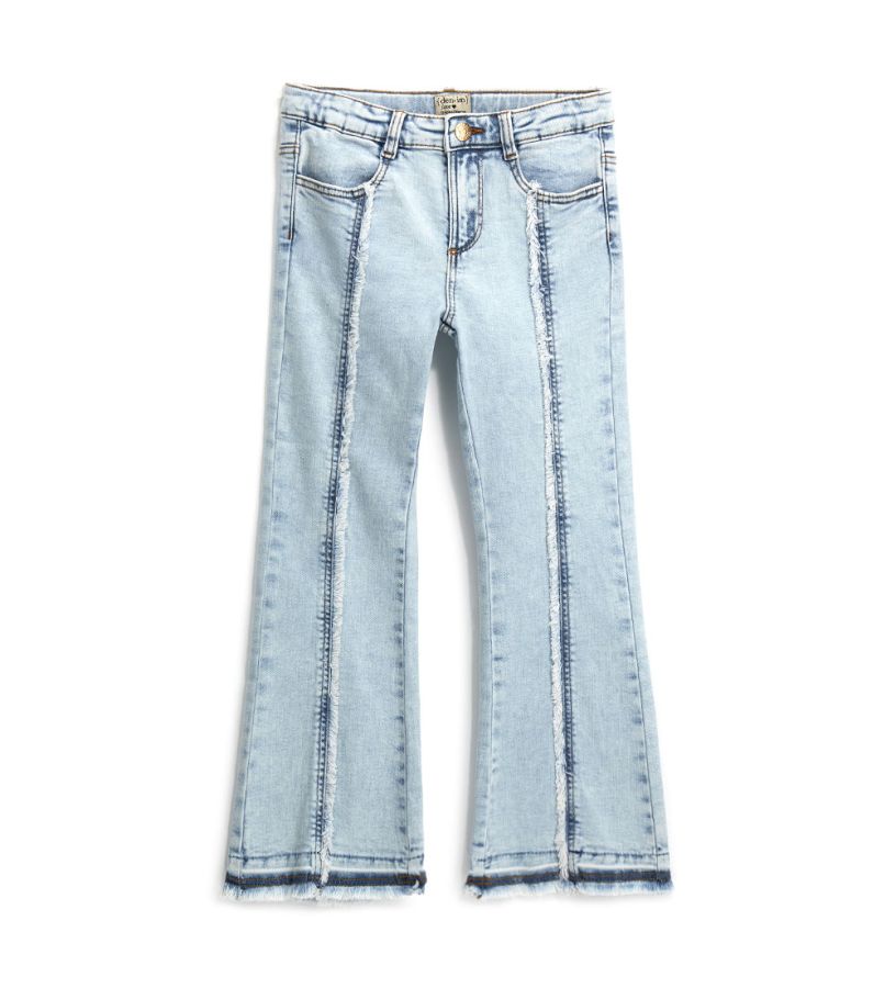 Girl - Frayed Flare Jeans