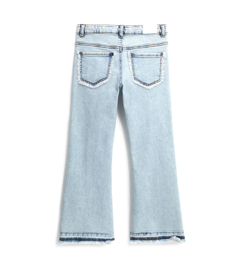 Girl - Frayed Flare Jeans