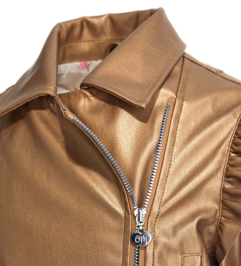 Girl - Faux leather jacket