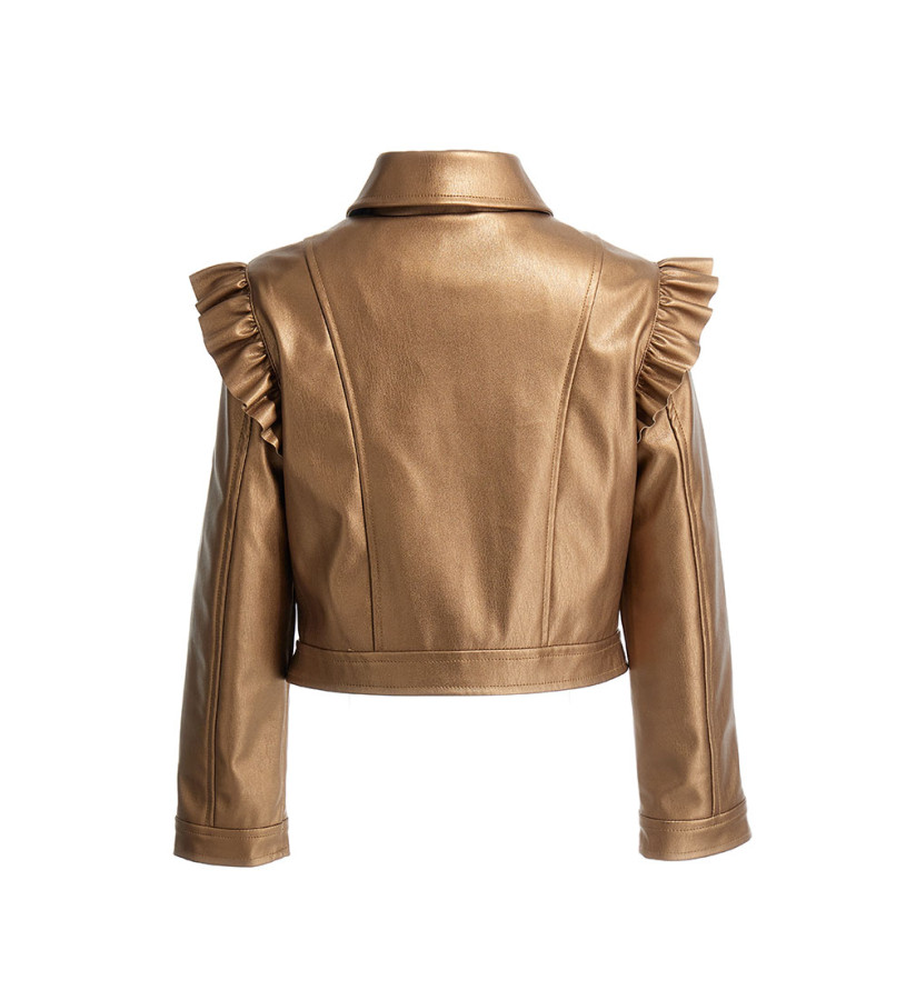 Girl - Faux leather jacket