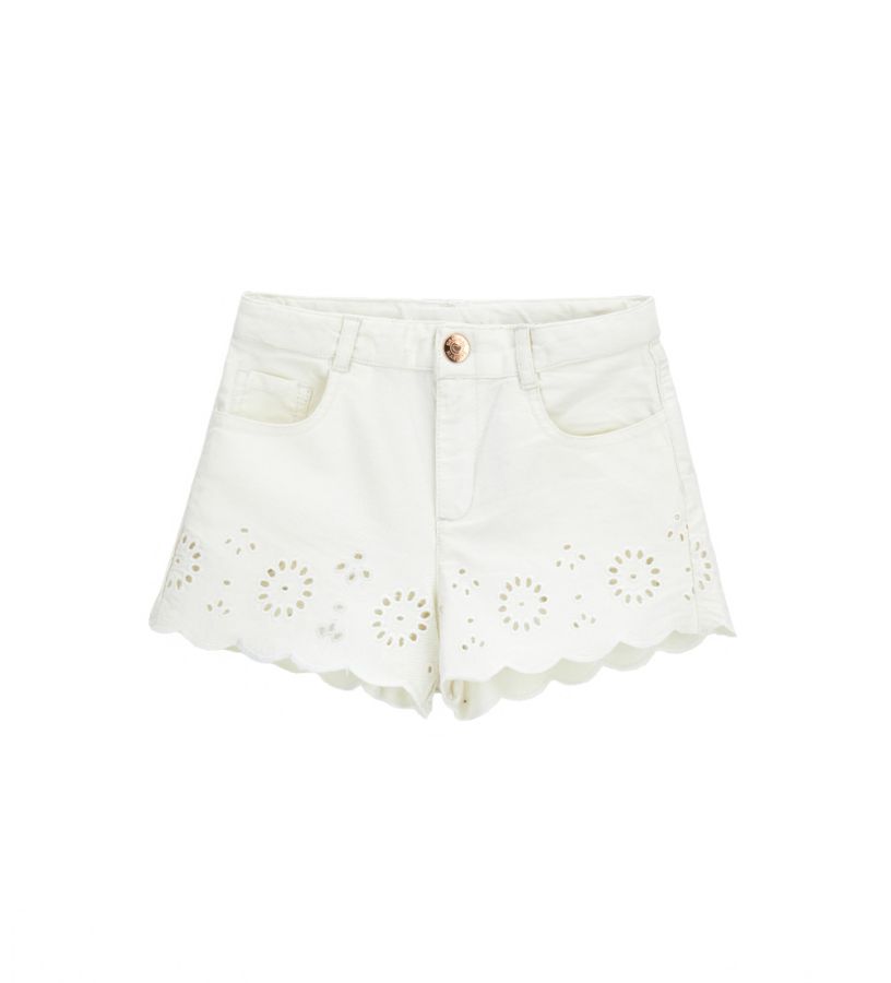 Girl - Shorts with embroidery