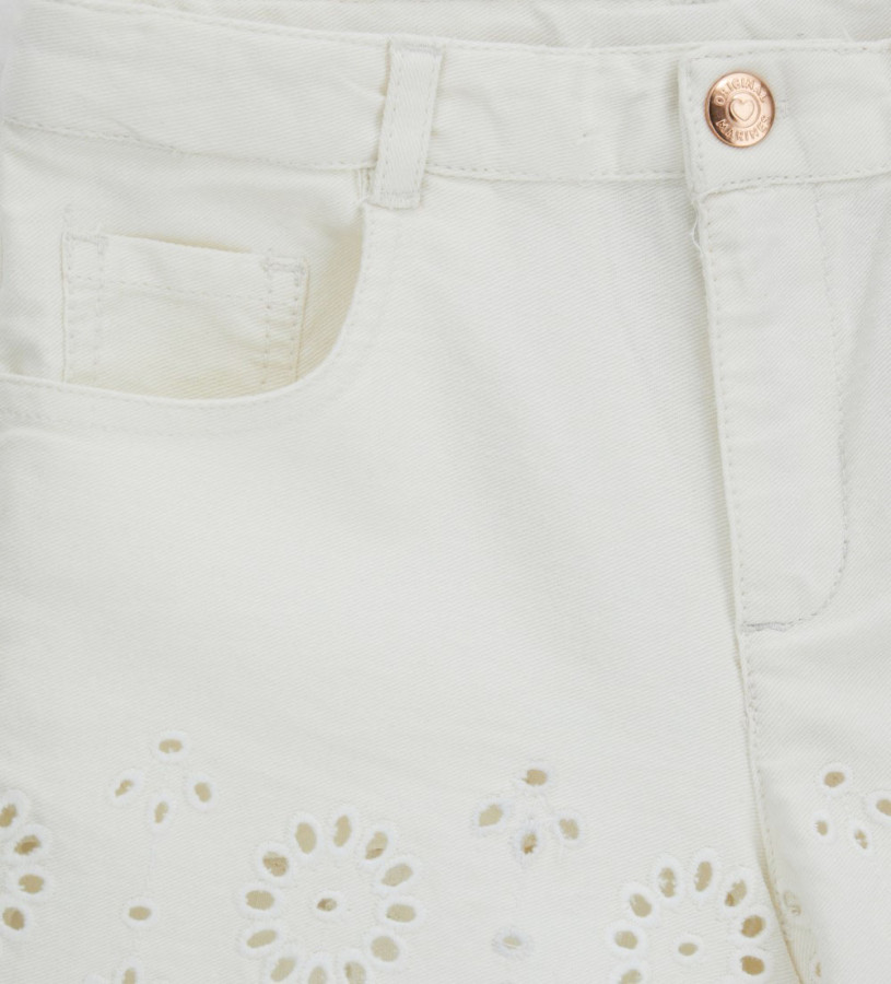 Girl - Shorts with embroidery