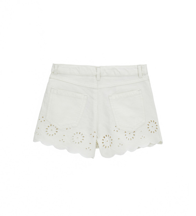 Girl - Shorts with embroidery