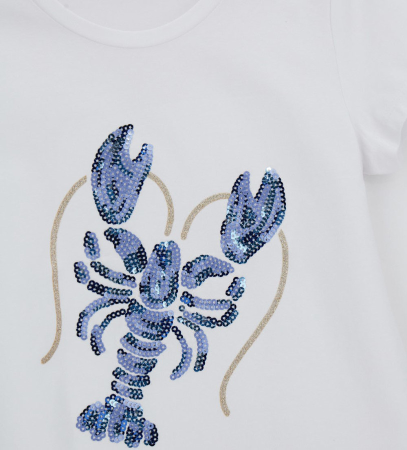 Girl - T-shirt with sequins