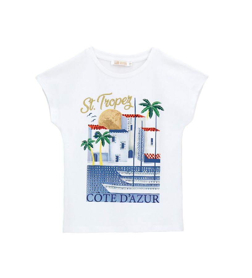 Girl - T-shirt with sequins