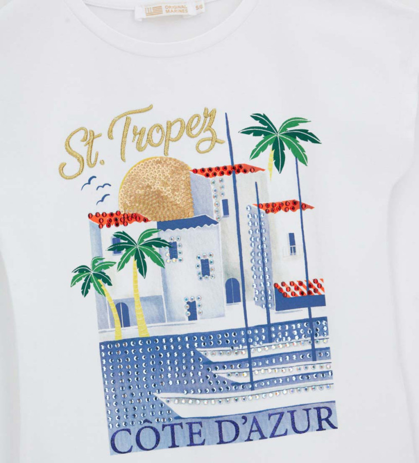 Girl - T-shirt with sequins