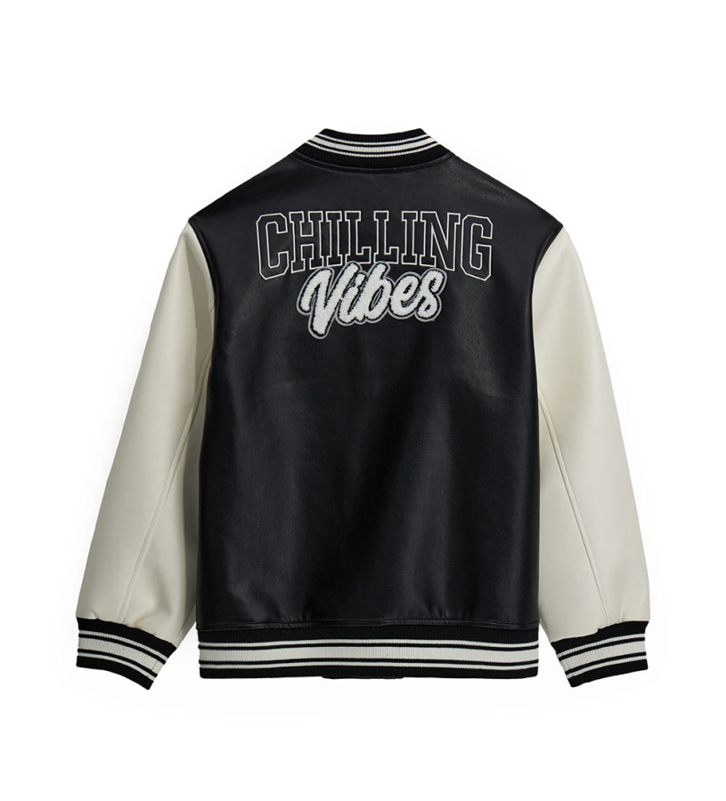 Boy - Faux Leather Bomber