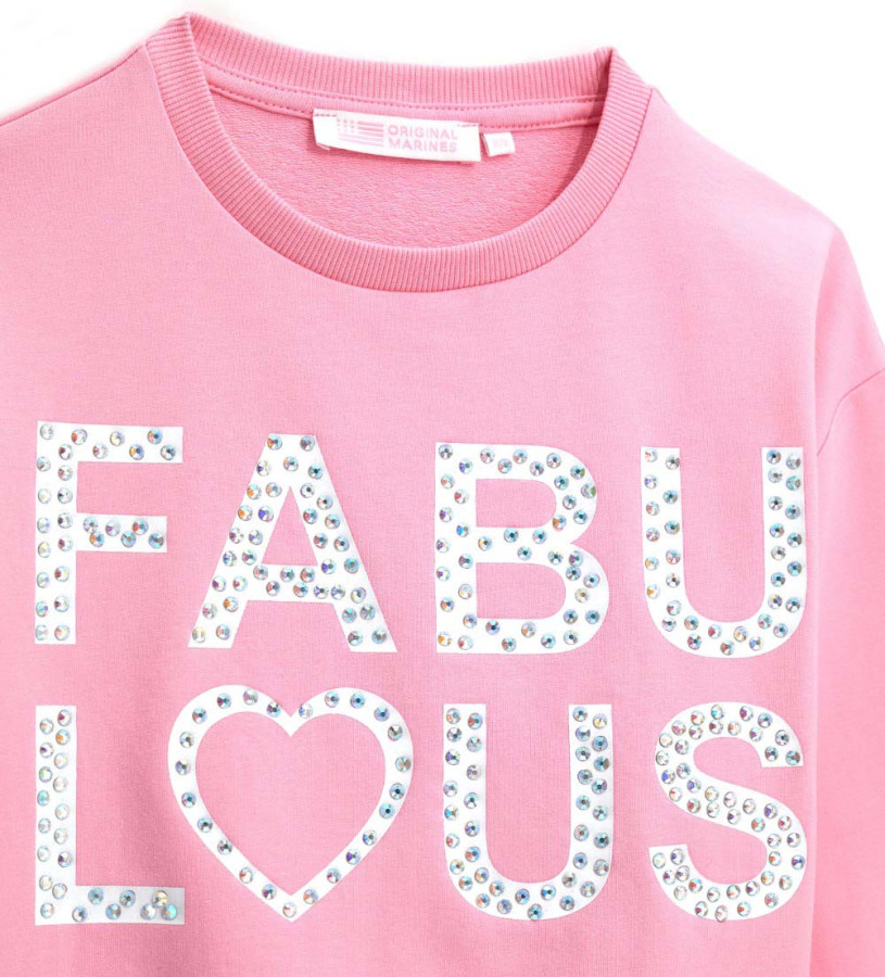Bambina - Felpa con strass