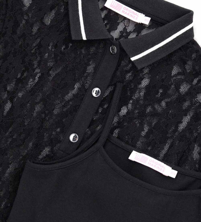 Bambina - Set Polo e canotta