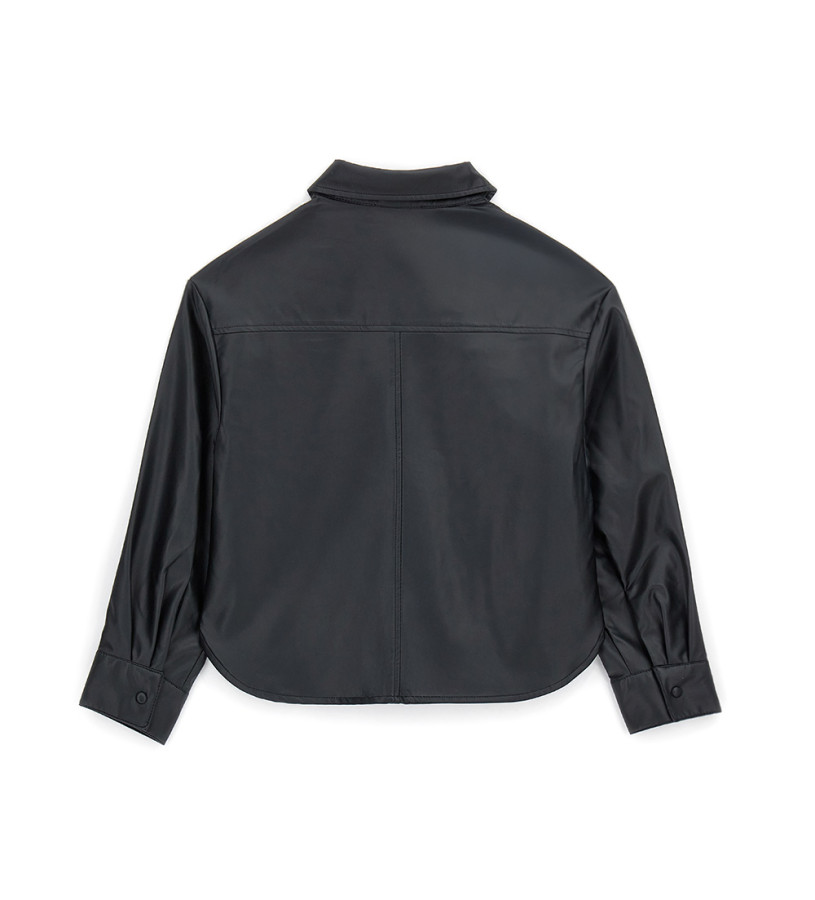Girl - Faux Leather Shirt
