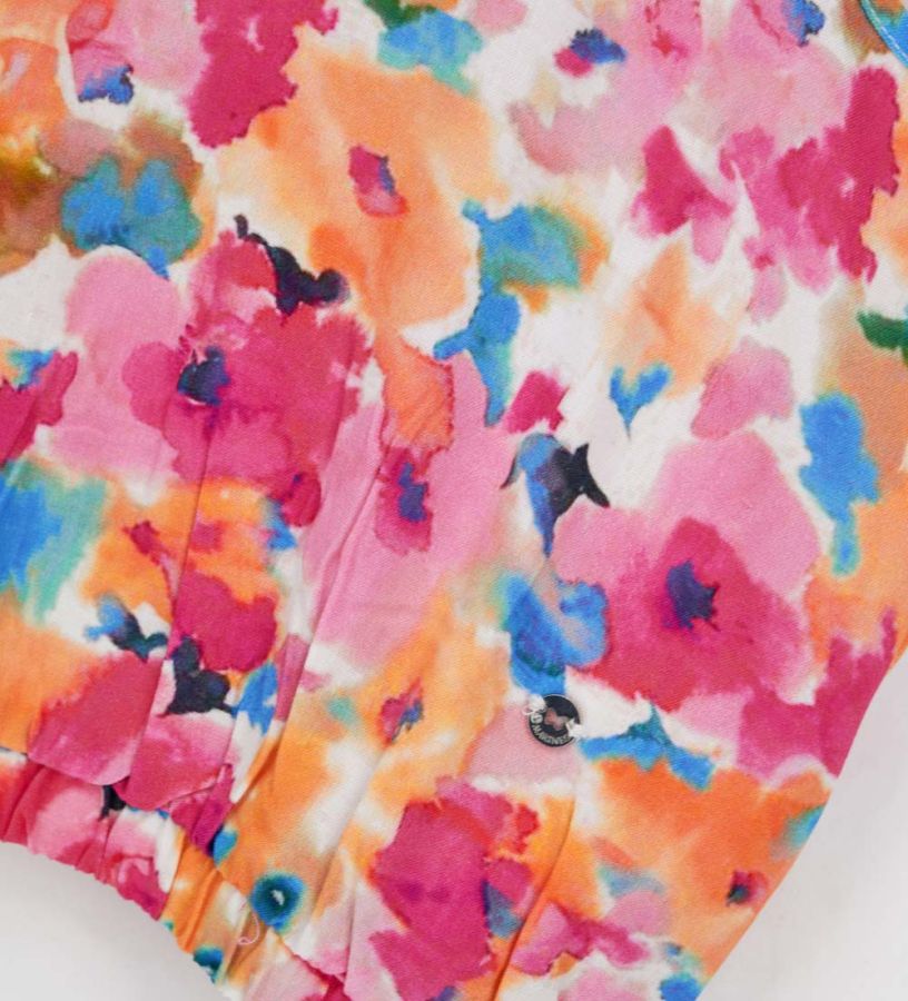 Girl - Blouse with flowers