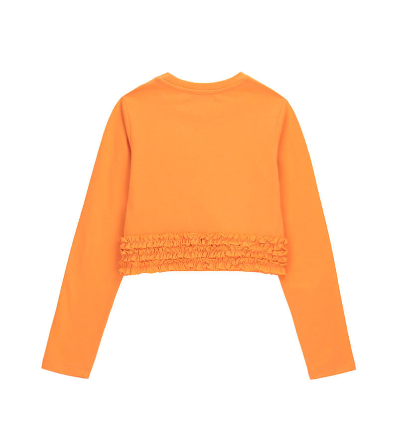 Girl - T-shirt with ruffles