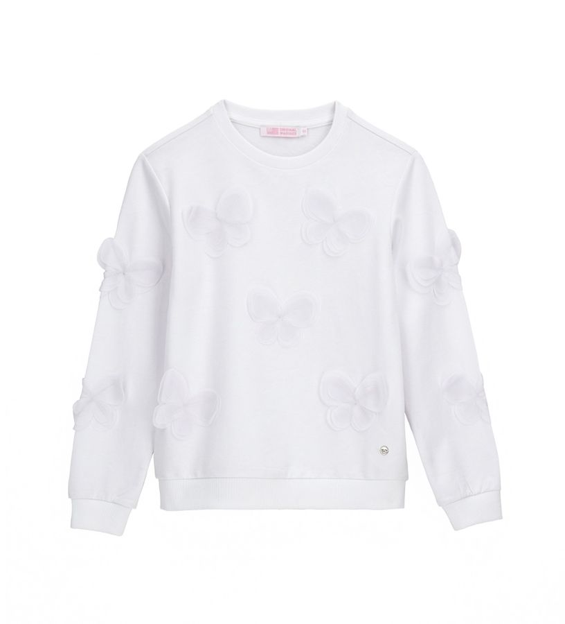 Bambina - Felpa con farfalle