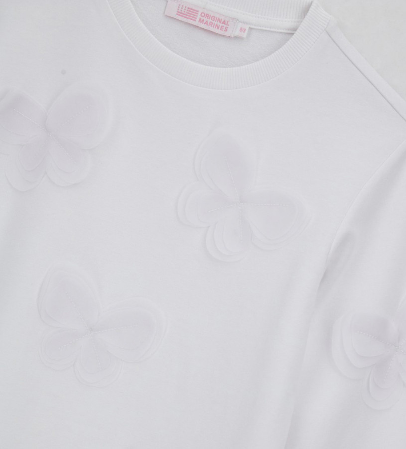 Bambina - Felpa con farfalle
