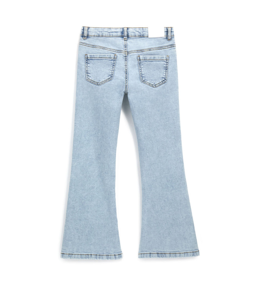 Bambina - Jeans flare sfrangiati