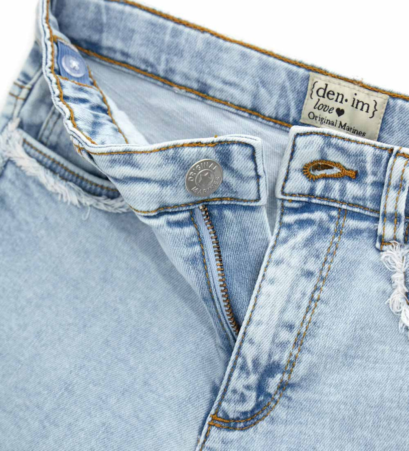 Bambina - Jeans flare sfrangiati