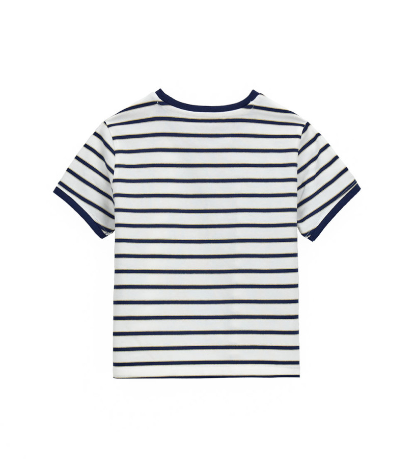 Girl - T-shirt with embossed print
