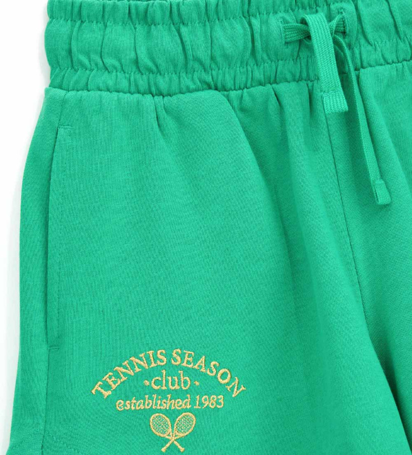 Girl - Bermuda shorts in fleece