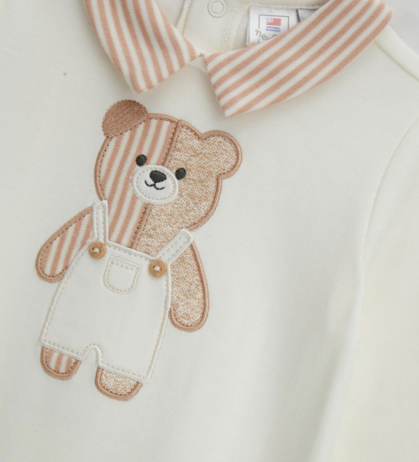 Newborn - Romper with collar