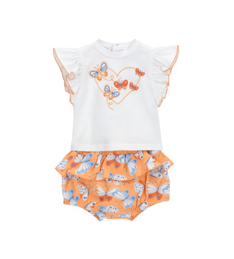 Newborn - T-shirt and culotte set