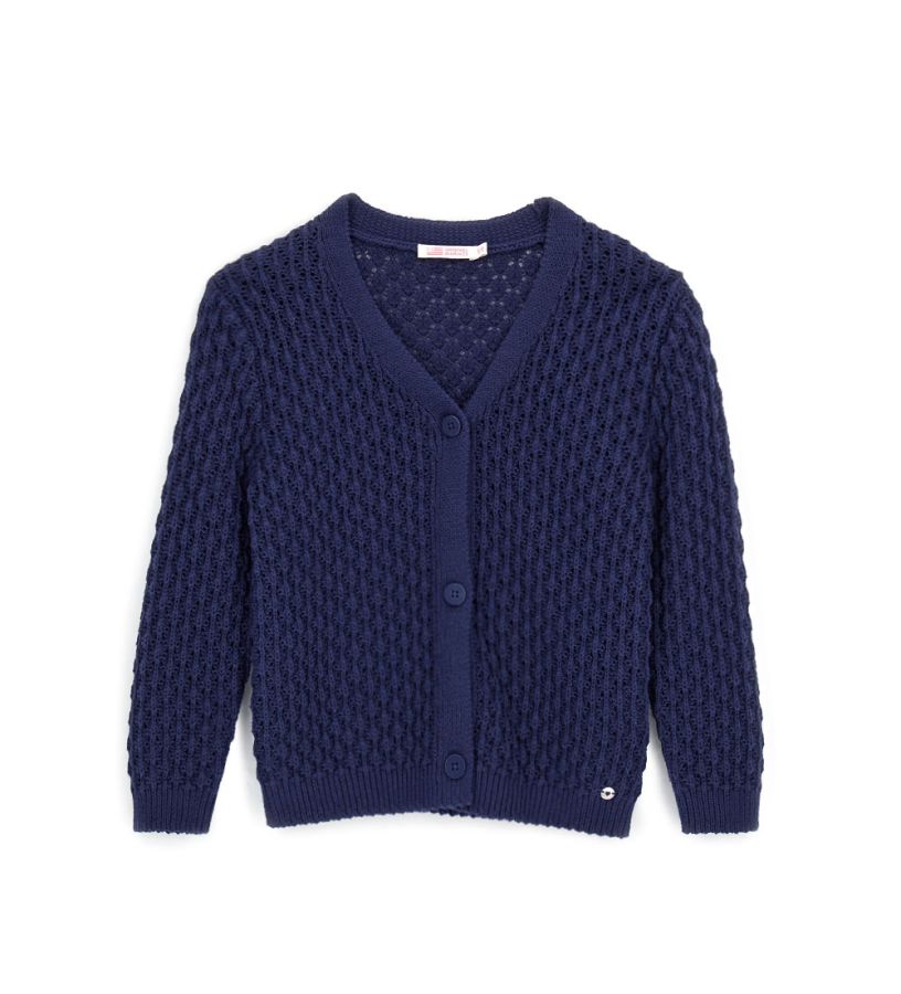 Girl - Openwork Cardigan